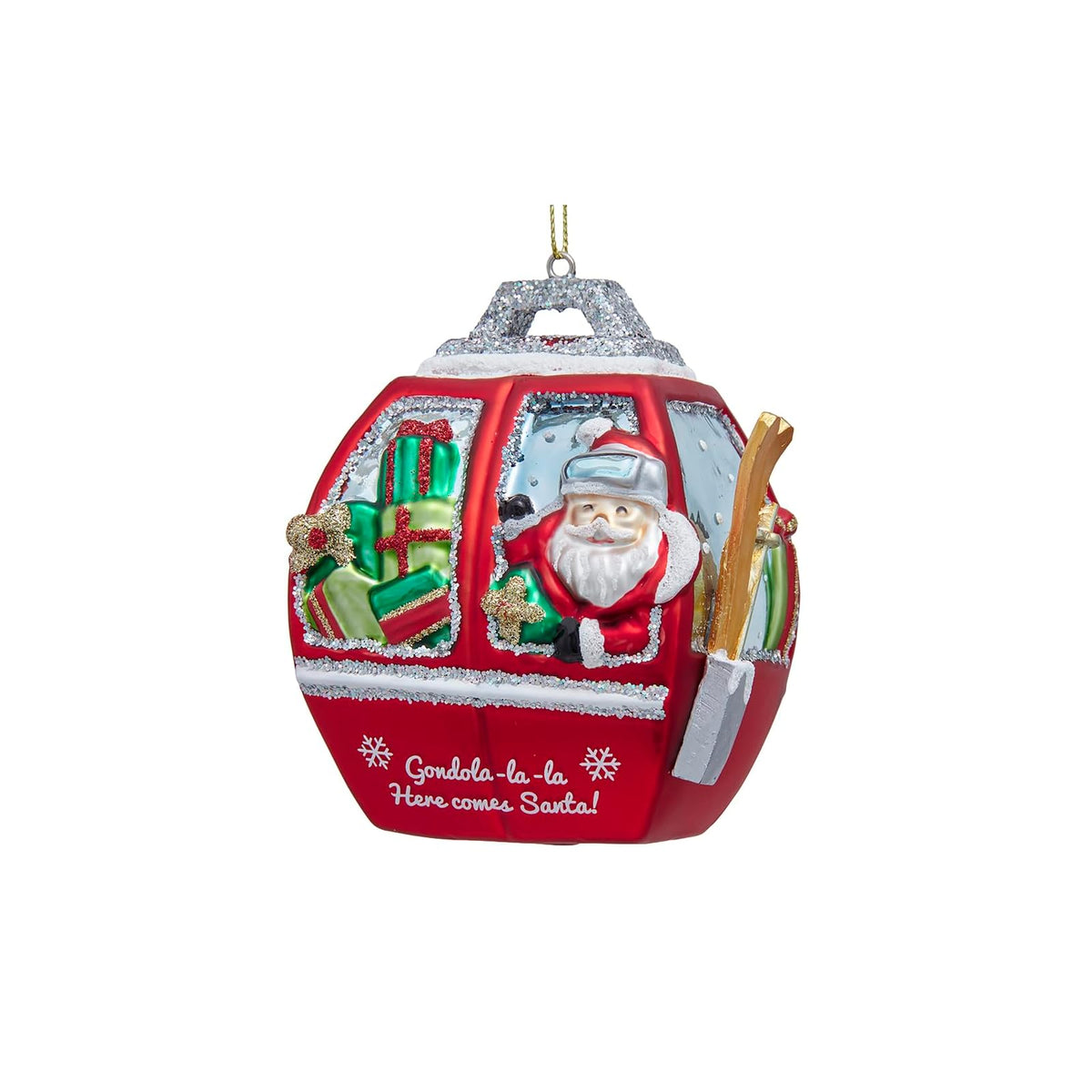 Kurt S. Adler Hanging Ornament, 3.5" x 2.75" x 4", Multi Color