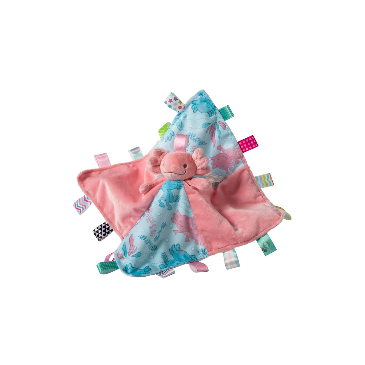 Aurora Blanket, 13 x 13-Inches, Lizzy Pink Axolotl