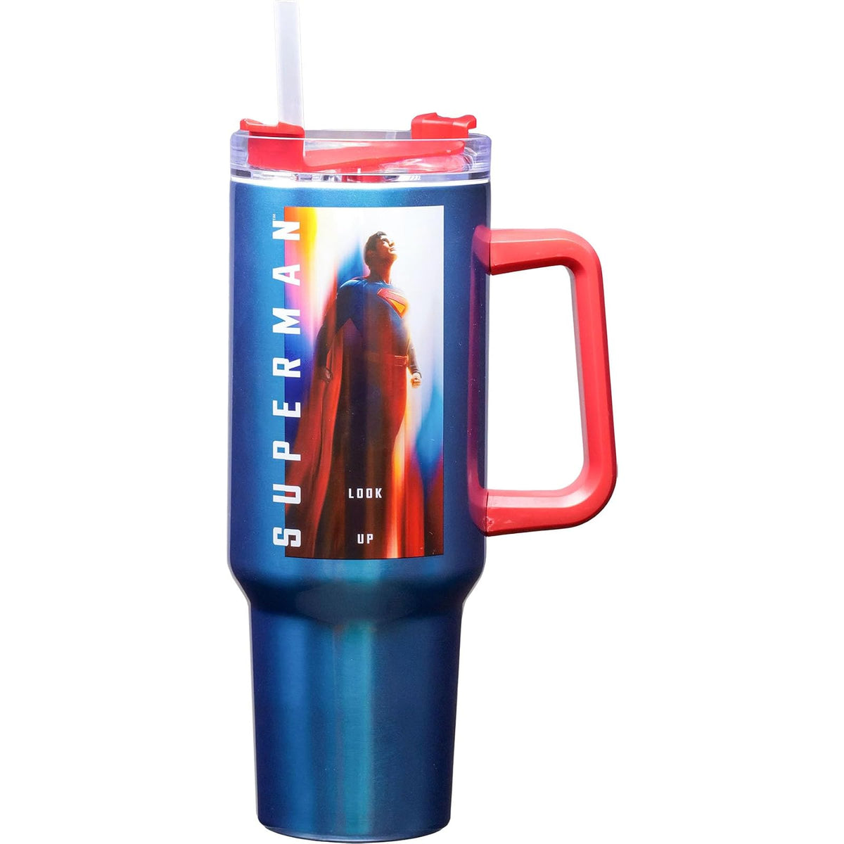 Spoontiques Drinking Cup, 40 Ounces, Superman Legacy