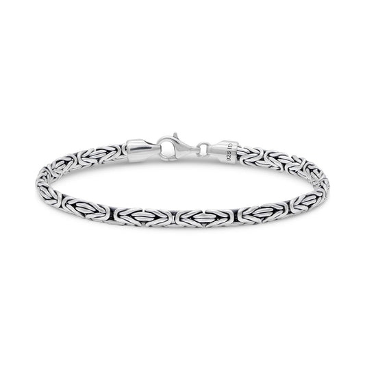 DEVATA Bracelet, M/7.5 Inches, Borobudur 5mm Oval Chain