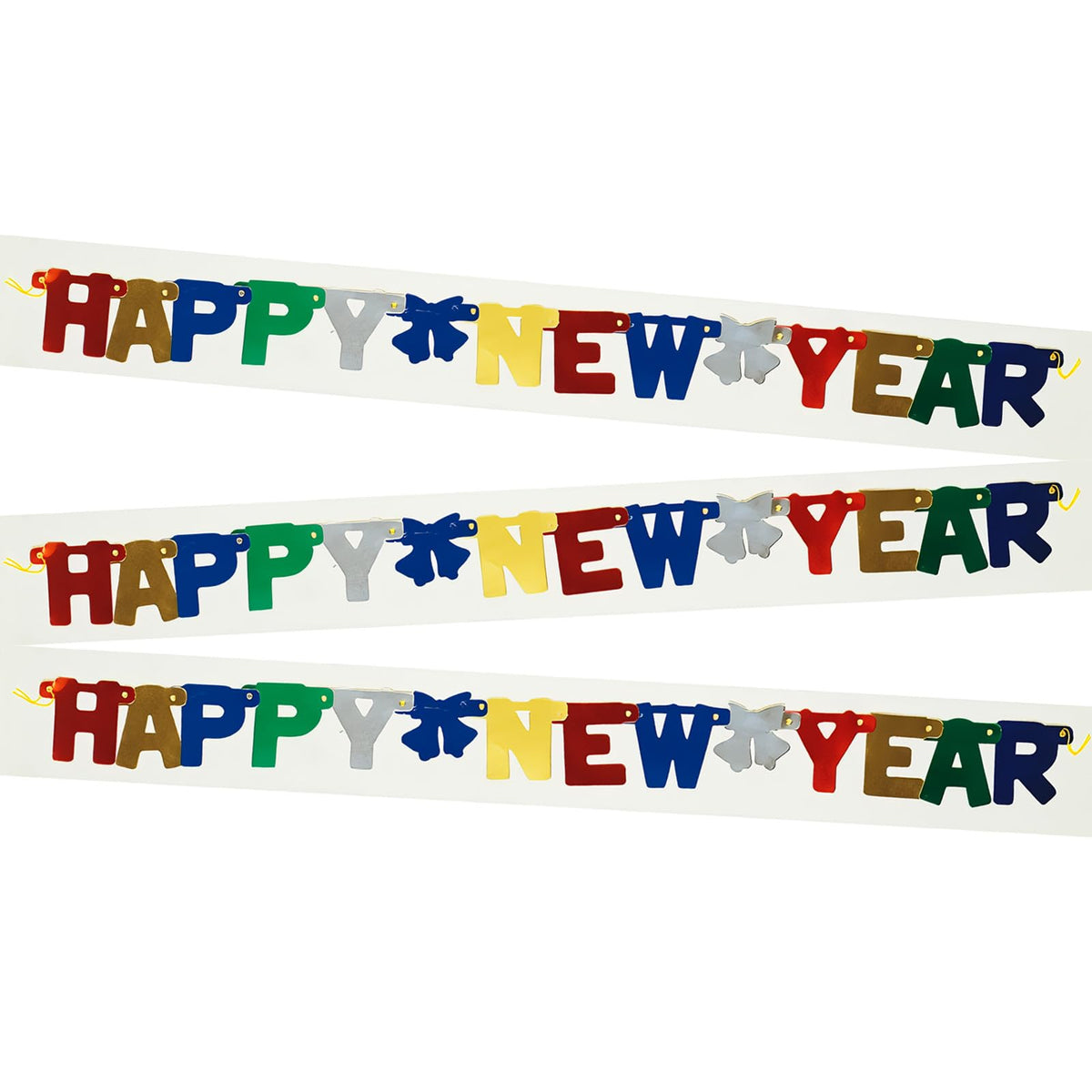 Unique Party Banner, 4', Multicolor