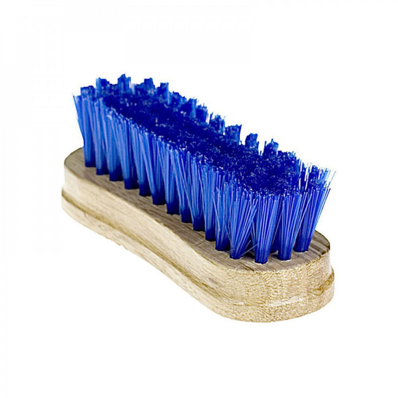 HORZE Soft Face Wood Back Brush - Blue - One Size