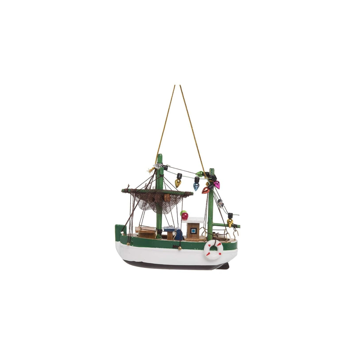 Beachcombers Hanging Ornament, 3.94 inches, Green