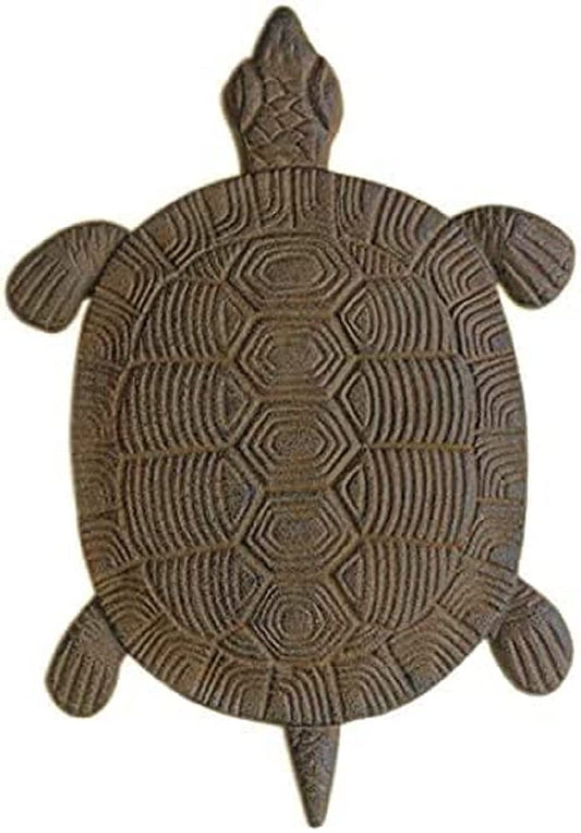 Comfy Hour Cast Iron Garden Stepping Stone - Turtle