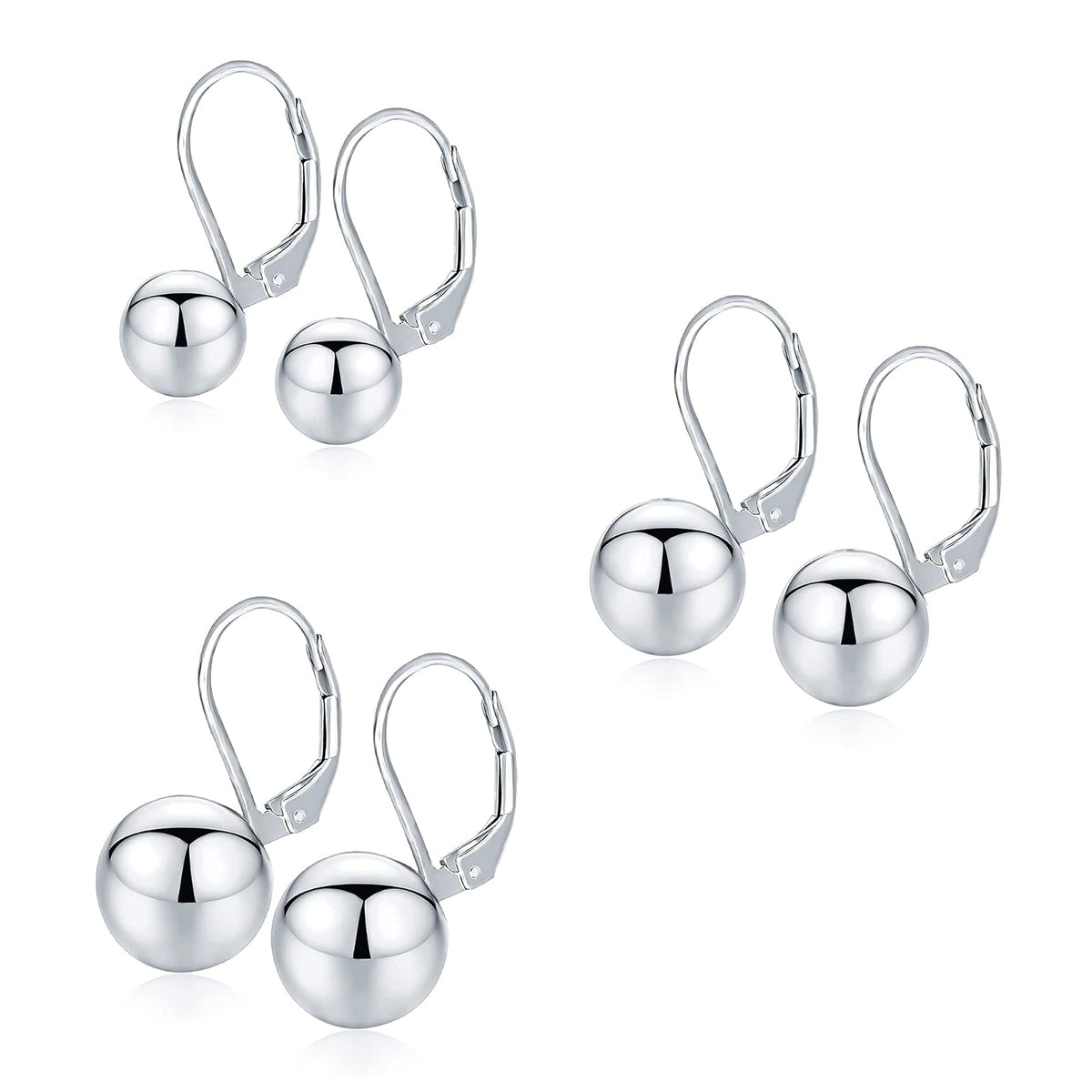 LeCalla Earring, 6,8,10mm, Classic SET- 6,8,10mm