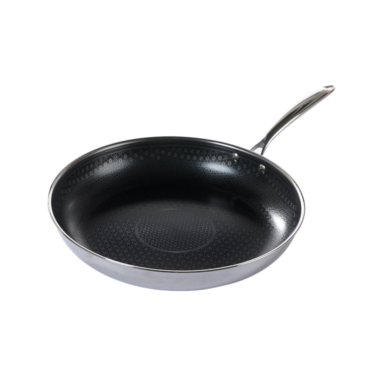 Black Cube Saute Fry Pan, 8-Inch, Black