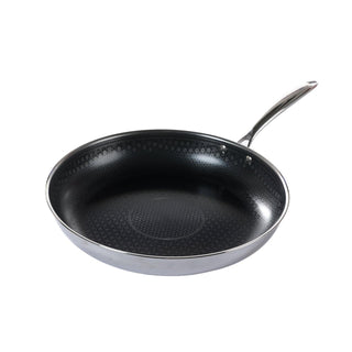 Black Cube Saute Fry Pan, 8-Inch, Black