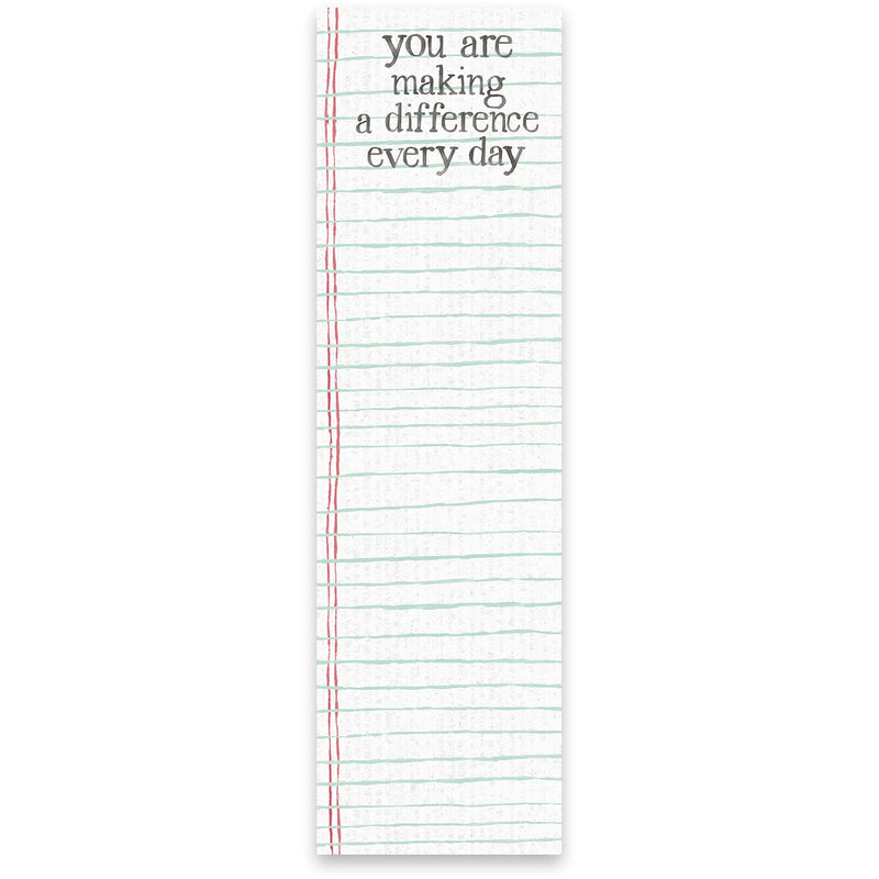 You Are Making A Difference Every Day Magnetic Paper List Notepad (60 Pages)