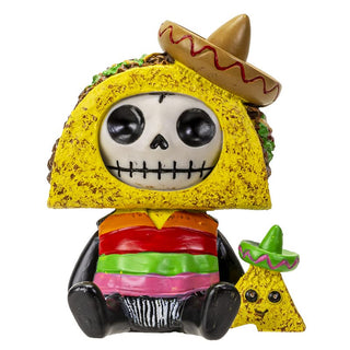 Furrybones Figurine, 2.25" X 1.75" X 3", Yellow, Brown and Black