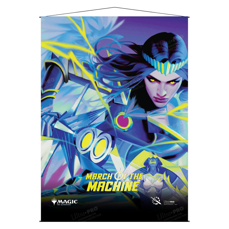 Ultra Pro - March of the Machine Wall Scroll for Magic: The Gathering - Perfect for Room Decoration or Styling Your Gaming Room, Features Exclusive MTG Artwork, Perfect for Gamers & Decorating Office