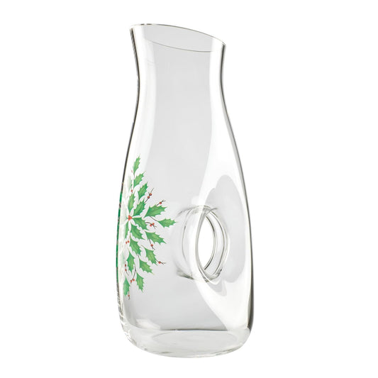 Lenox Pitcher, 48 Ounces, Red & Green