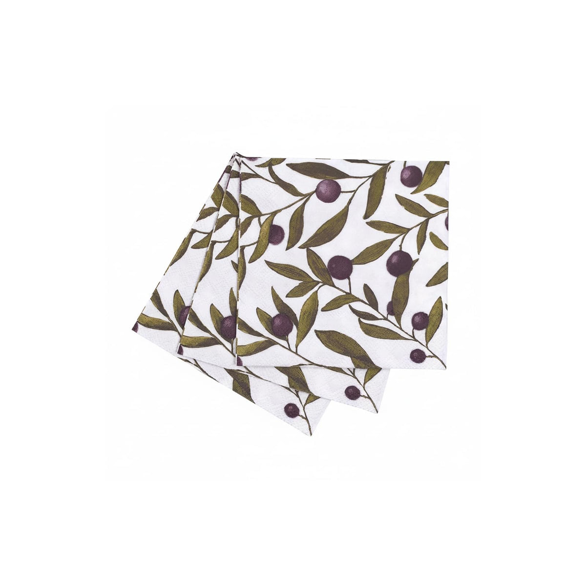 rockflowerpaper Disposable Napkin, 5" x 5", Green