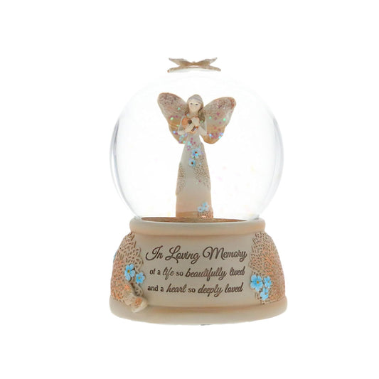 Pavilion Gift Company 19061 Light Your Way Memorial in Loving Memory Musical Water Globe 100mm