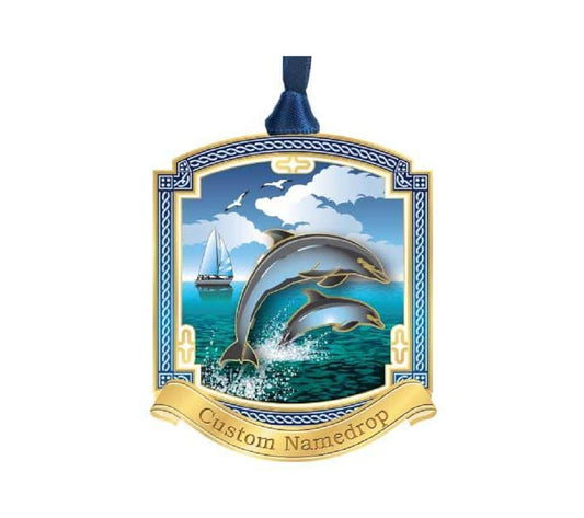 Beacon Design 61229 Jumping Dolphins Hanging Ornament