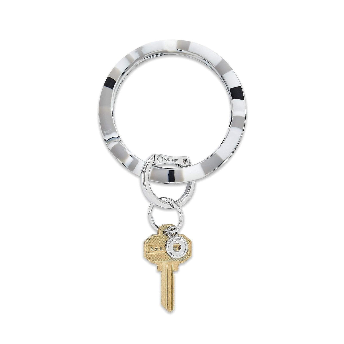 Oventure Keychain, One Size, Tuxedo Marble