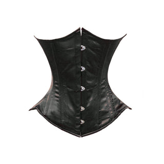 luvsecretlingerie Corset, X-Large, Black Satin (Normal Torso-fit Well for 12.2"/