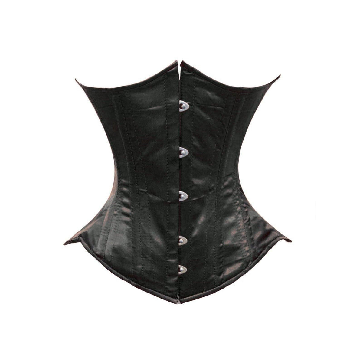 luvsecretlingerie Corset, Medium, Black Satin (Normal Torso-fit Well for 12.2"/3