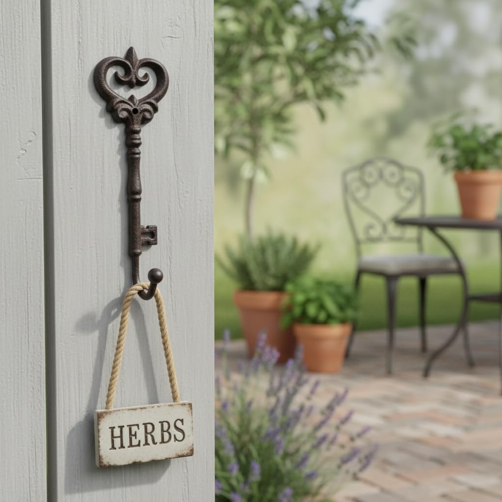 Comfy Hour 9 Inch Key Wall Hook, Antique Decorative Hanger