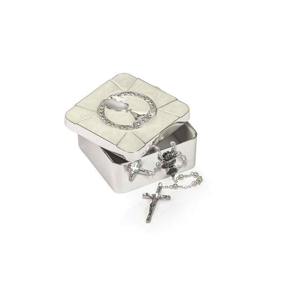Roman Storage Box, 1.5-inch, Ivory