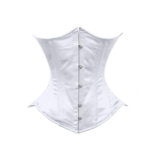 luvsecretlingerie Corset, Medium, White Satin (Normal Torso-fit Well for 12.2"/3
