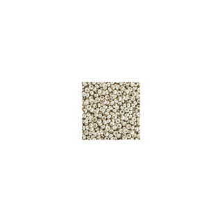 John Bead Craft Bead, 15/0, Silver Galvanized
