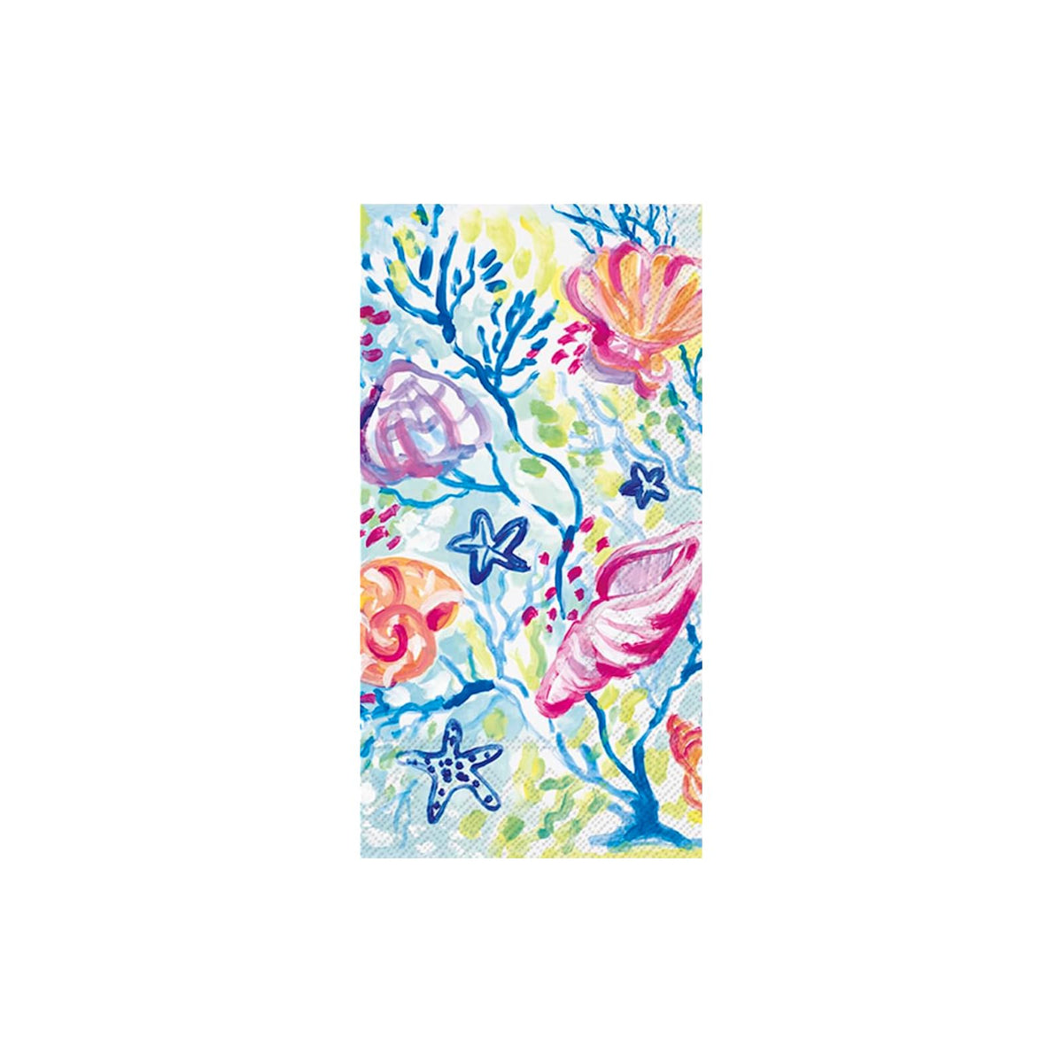 ihr SINCE 1977 Disposable Napkin, 8.25" x 4.5", Sea Fun