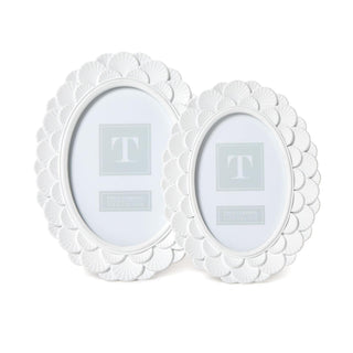 Two's Company Picture Frame, 7-Inch, White