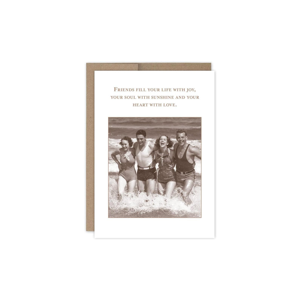 Shannon Martin Design Greeting Card, 4.5 x 6.25 inches, Rich Copper and Sepia To