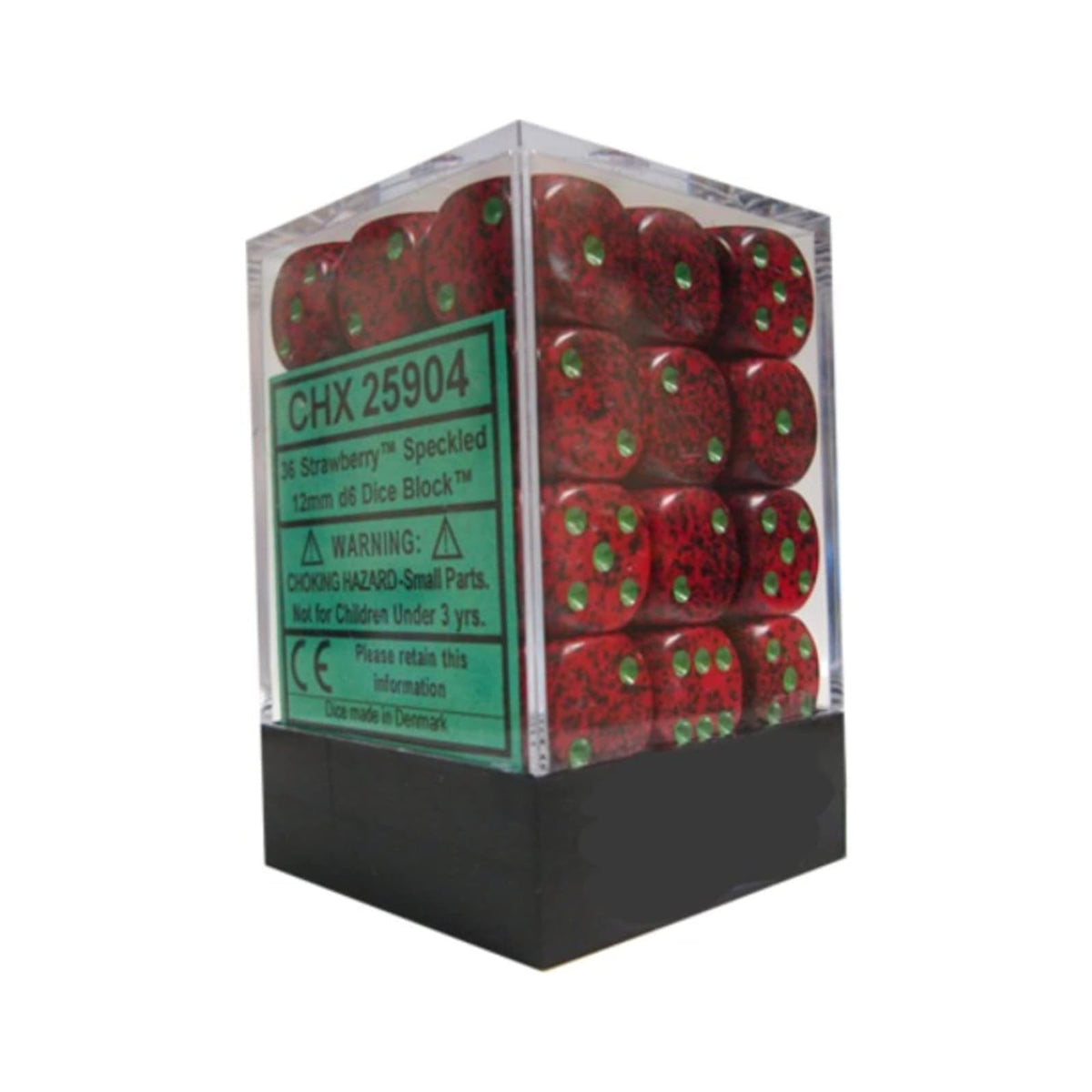 Chessex Game Dice, D6, Speckled Strawberry