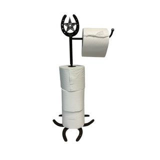 De Leon Collections Toilet Paper Holder, 16.5 Inch, Black