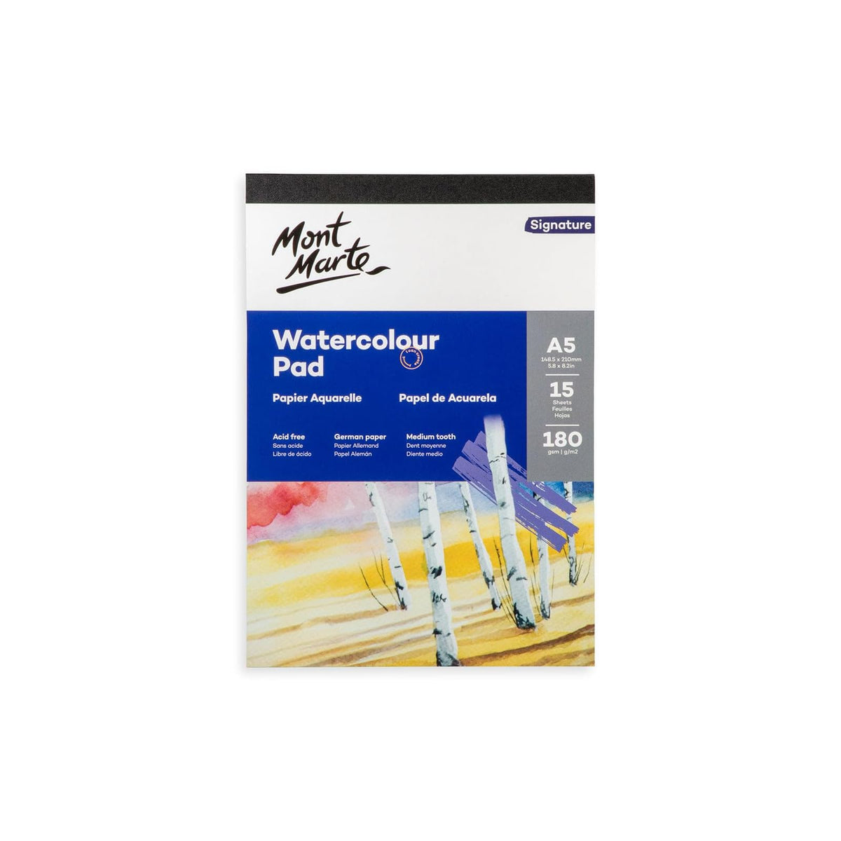 Mont Marte Art Media Paper, A5, white