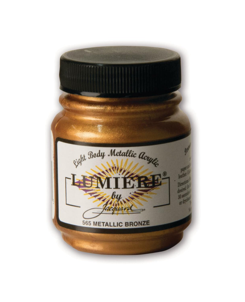 Jacquard Lumiere Metallic and Pearlescent Paint 2.25 Oz, 565 Metallic Bronze