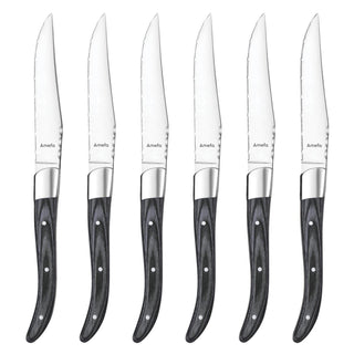Amefa Kitchen Knife, Set Of 6, Gray