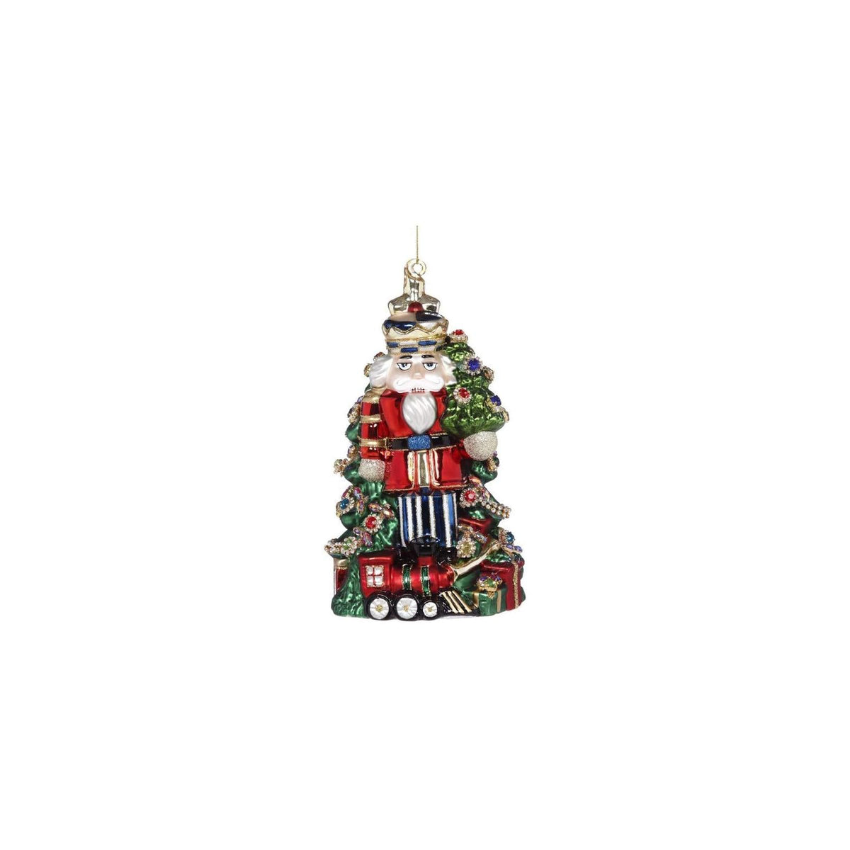 Mark Roberts Hanging Ornament, Red/Blue, Modern