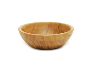 Lipper International 8203 Bamboo Wood Salad Bowl, Small, 7" Diameter x 2.25" Height, Single Bowl