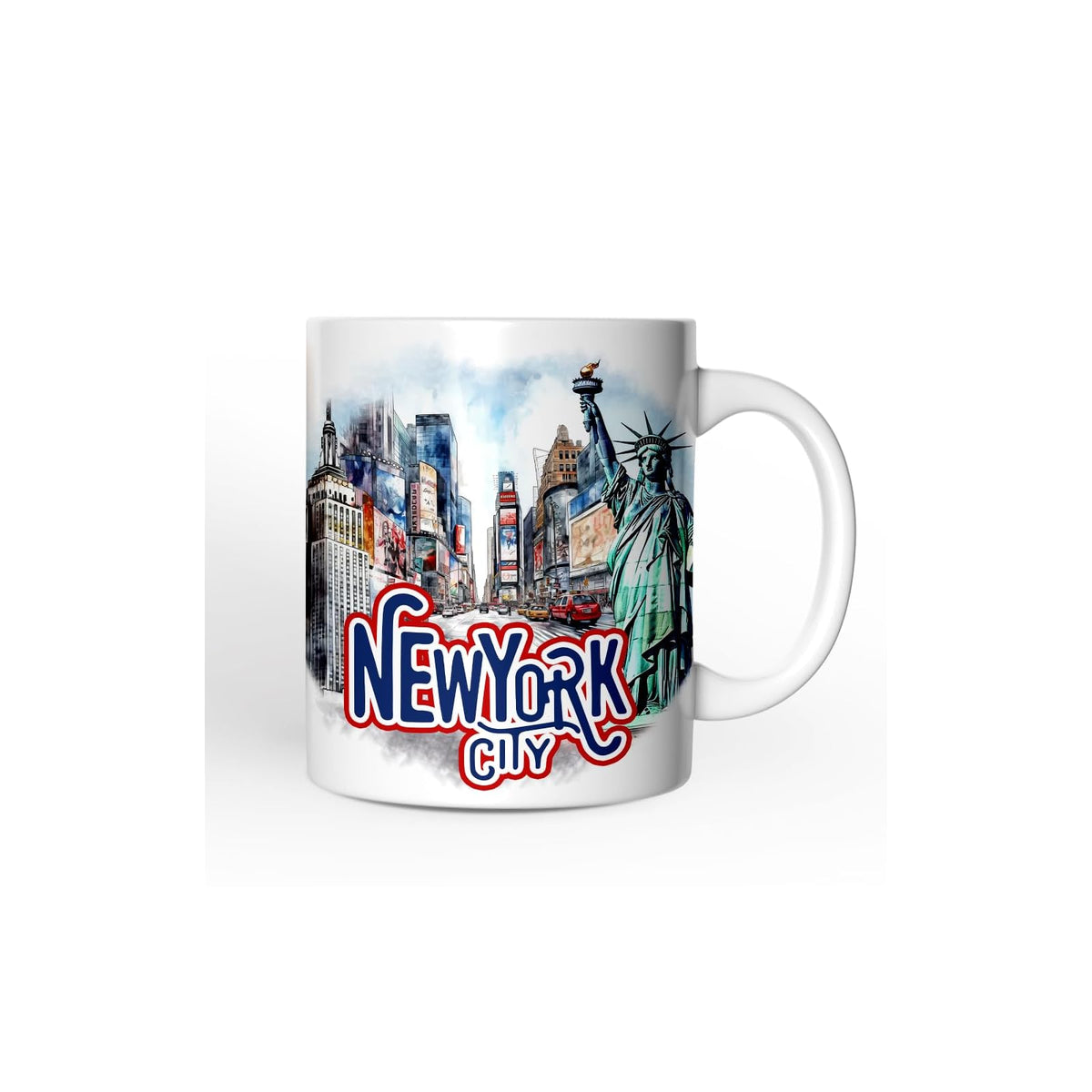 OrnamentallyYou Drinking Cup, 12 Ounces, Artistic Handmade Artistic New York Cit