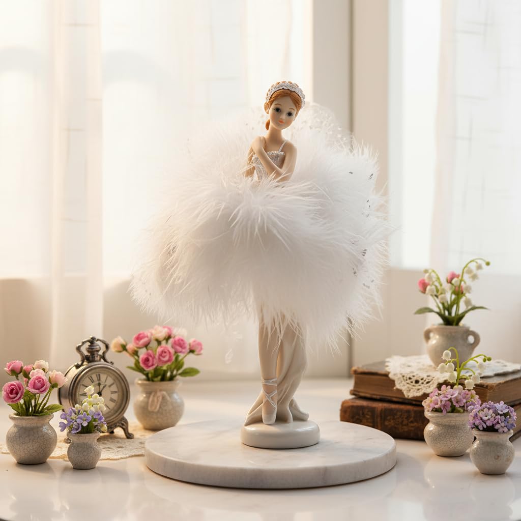 Comfy Hour Figurine, 7", White