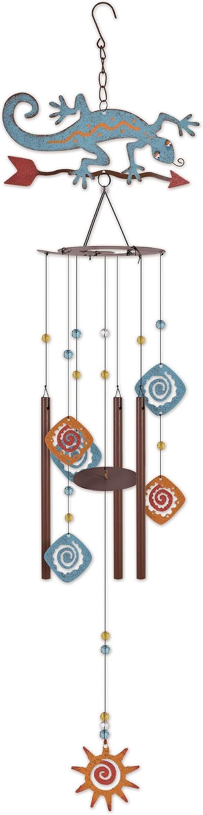 Sunset Vista Designs 93753 Wind Chime (Gecko, 35-inch Height)