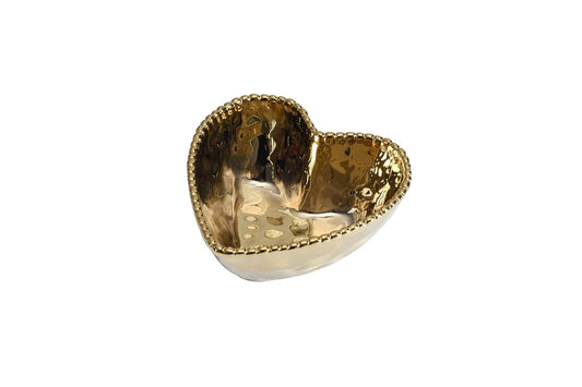 Pampa Bay Porcelain Bowl — Gold