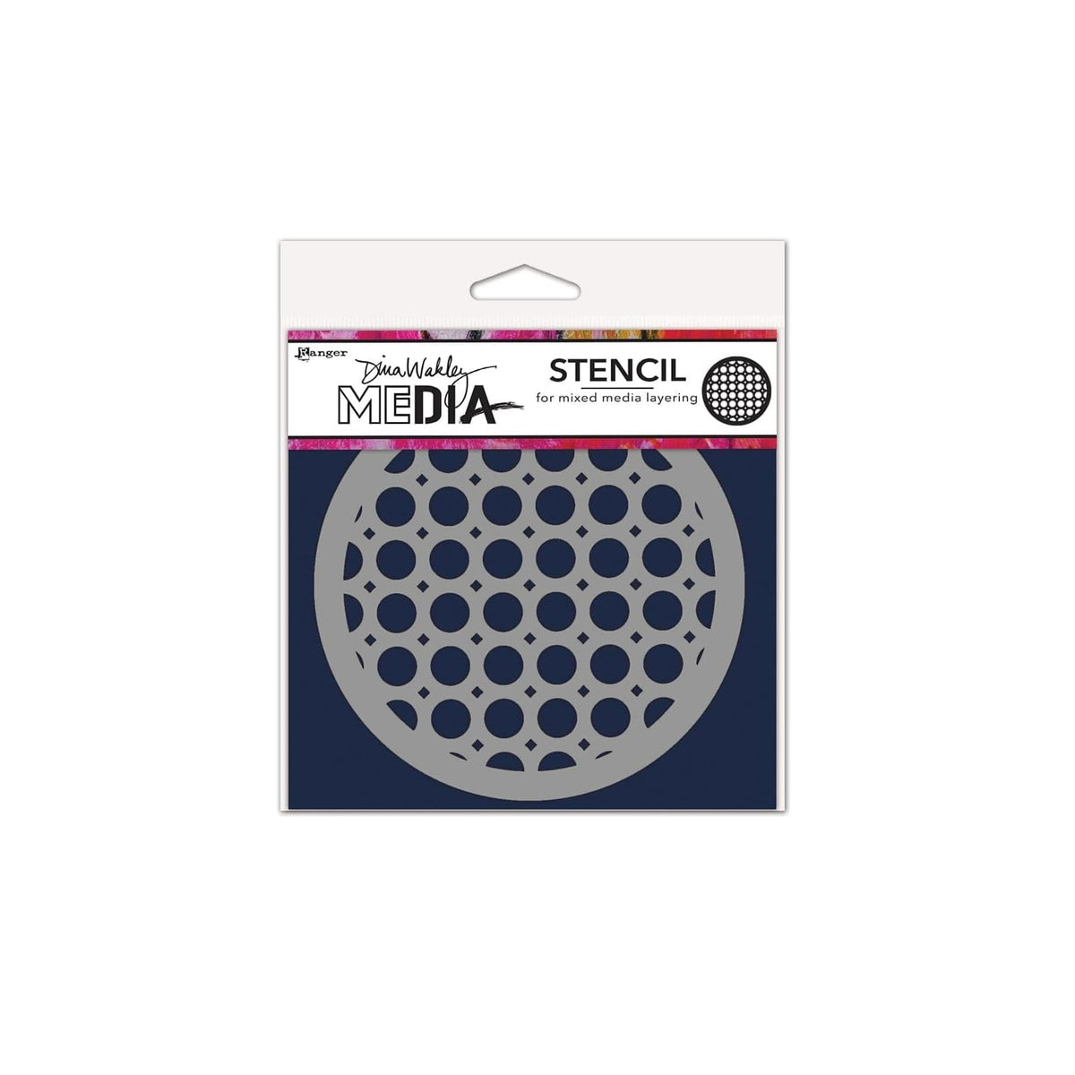 Ranger Template Stencil, 5.5" x 5.5" (13.97 cm x 13.97 cm), Contemporary