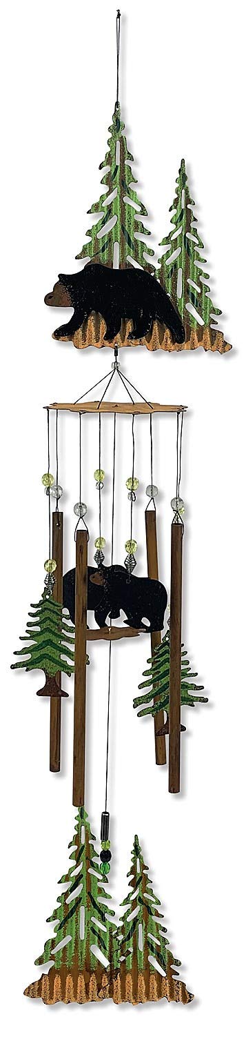 Sunset Vista Wilderness Wonders 36"Chime - Mountain Bear
