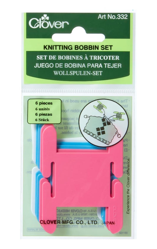 Clover Bobbin Set, 6-Piece