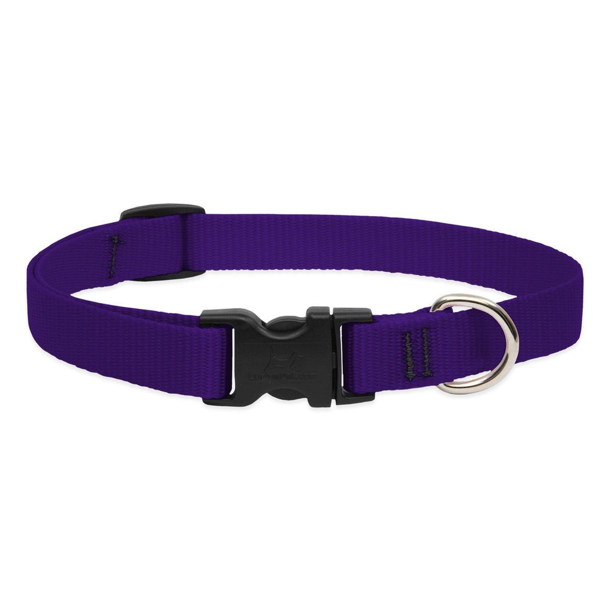Lupine Pet Basics 3/4" Purple 15-25" Adjustable Collar for Large Dogs