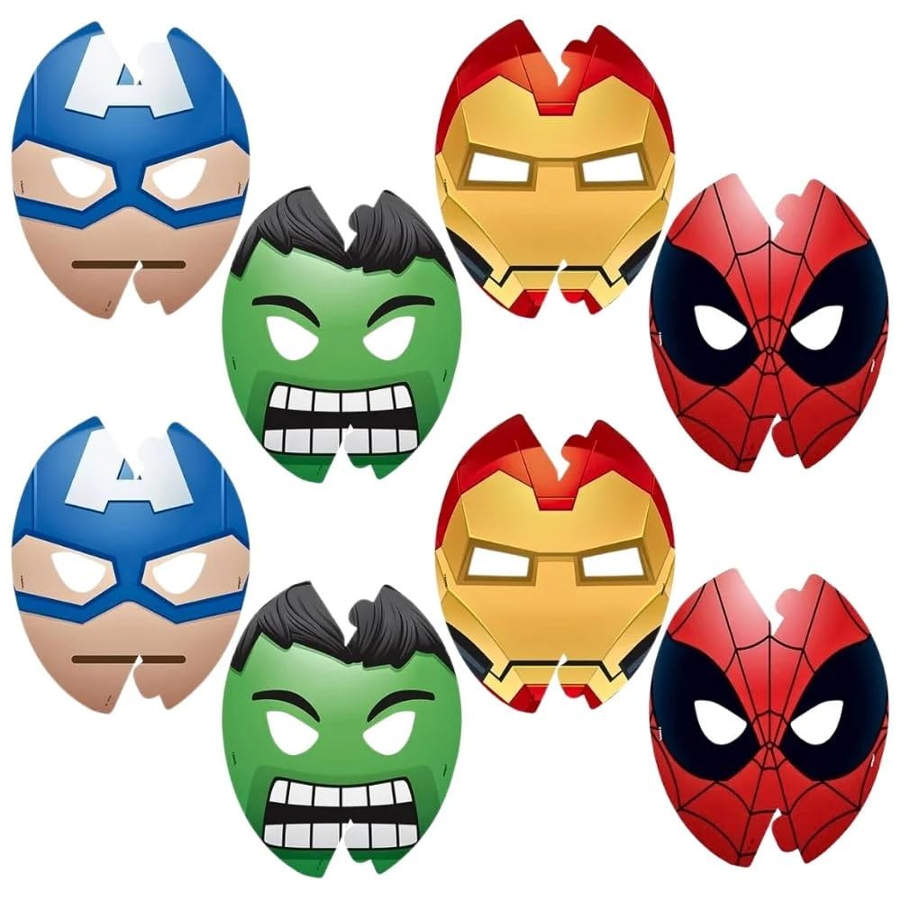 Unique Costume Mask, X-Large, Multicolor