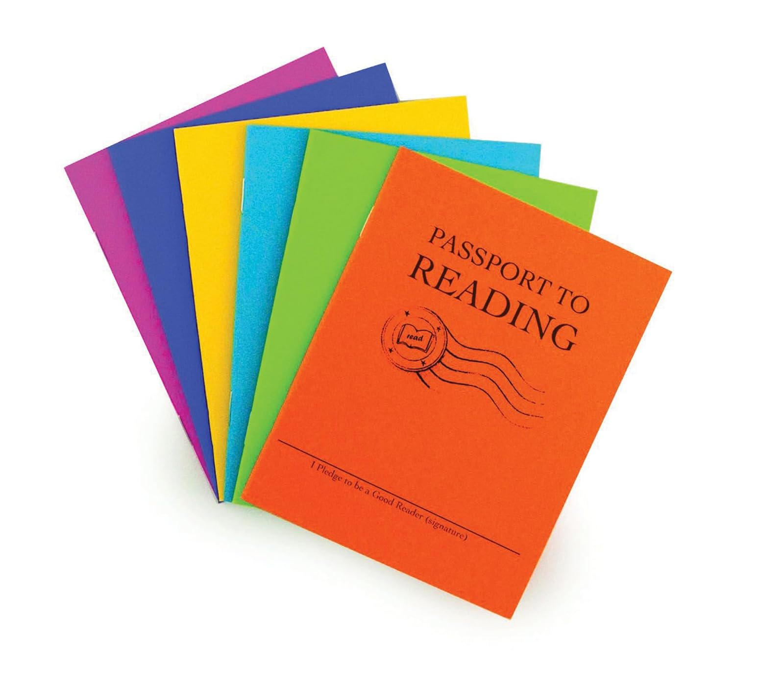 Hygloss 32512 Passport to Reading Book, 1" Height, 4.25" Width, 5.5" Length (Pack of 12)