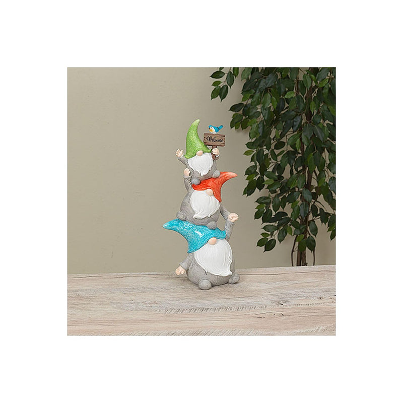 Gerson Company 14.1" H Resin Stacking Gnomes