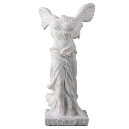 Veronese Design 4 3/8 Inch Winged Nike of Samothrace White Finish Museum Collectible Figurine