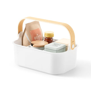 Umbra Bellwood Stackable Bins, Natural/White