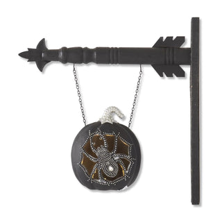 K&K Interiors Decorative Signage, 8 inch, Black & Silver