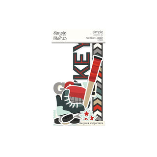 Simple Stories Art And Craft Supply, White, Hockey